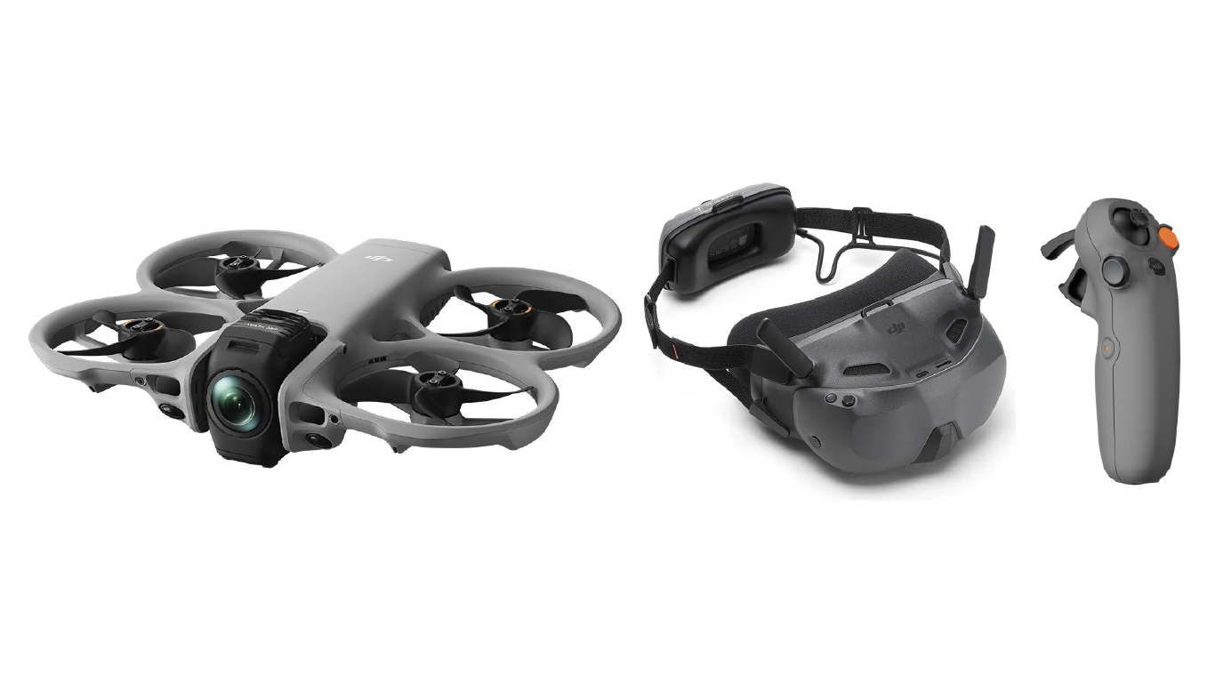 Drone Avata 360 usado no curso de pilotagem FPV